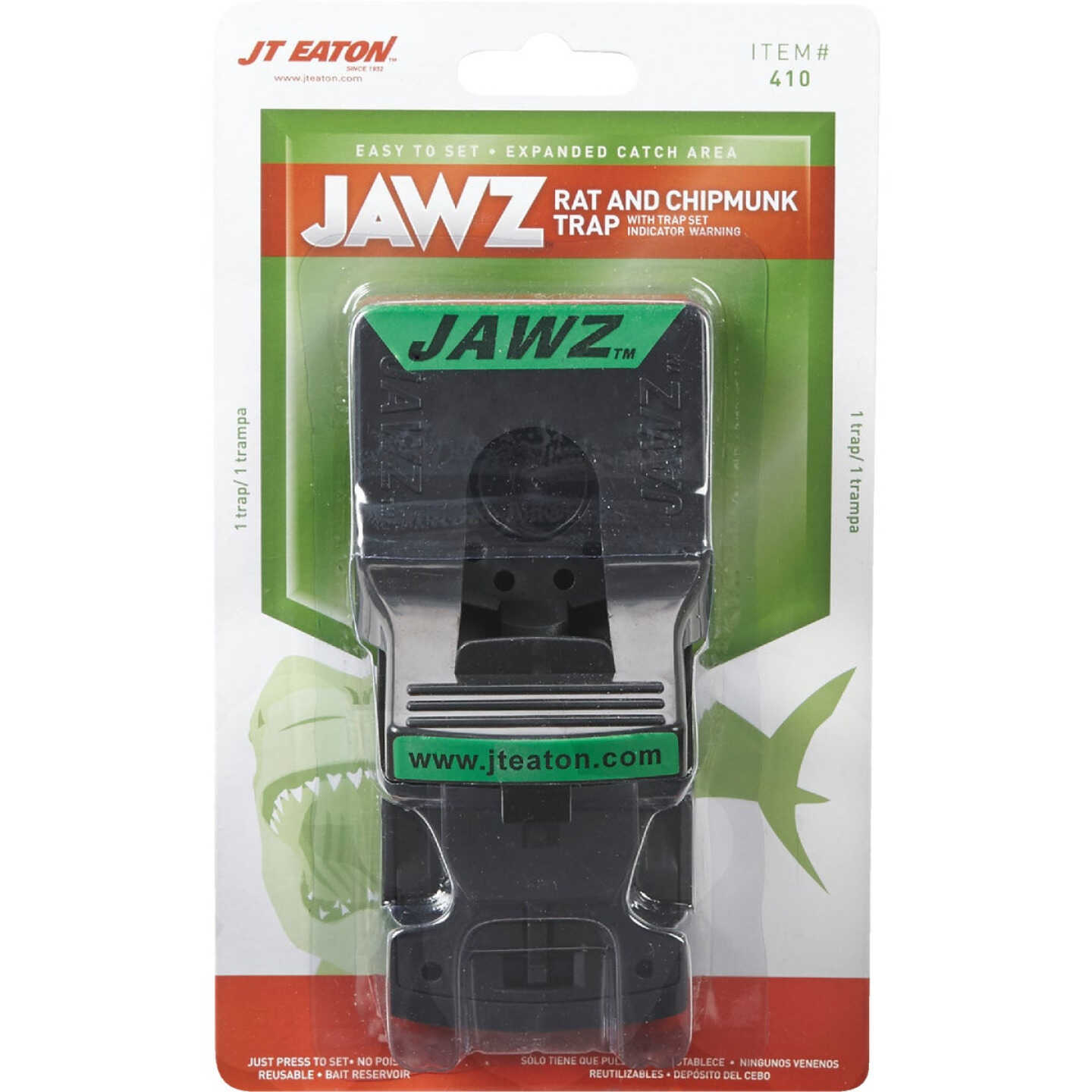 JT Eaton Jawz Mechanical Chipmunk & Rat Trap (1-Pack) - Tahlequah